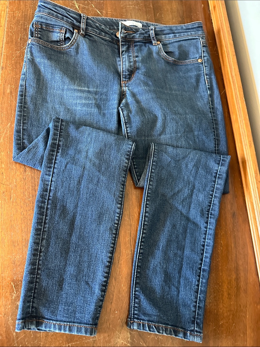 LOFT Women's Dark Wash Skinny Jeans